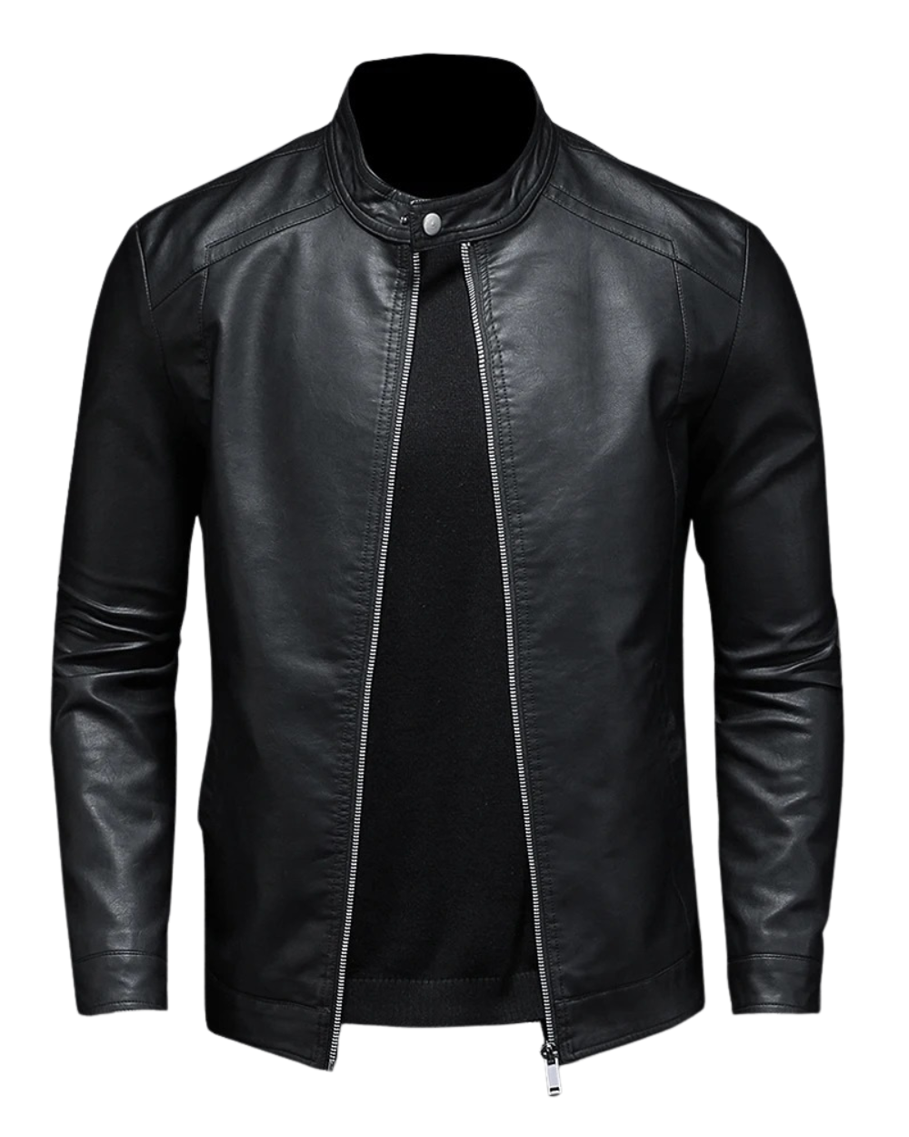 Veste en cuir classique