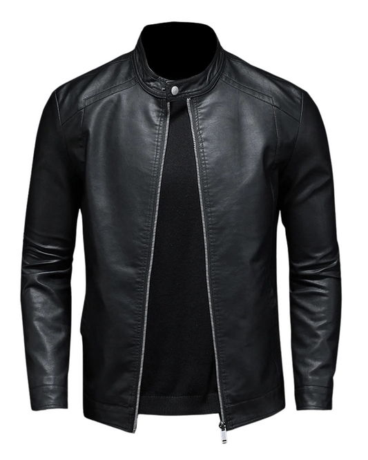 Veste en cuir classique