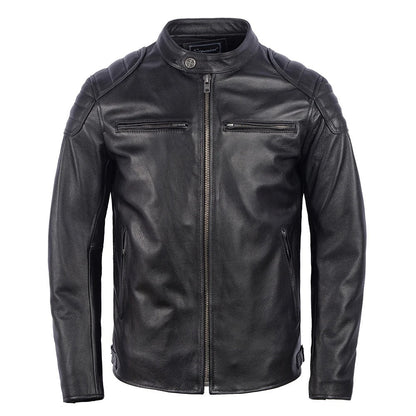 Veste en cuir vintage